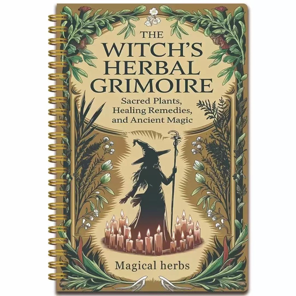 Natural Herbal Wellness - Quaderno A5 dal Design Vintage con