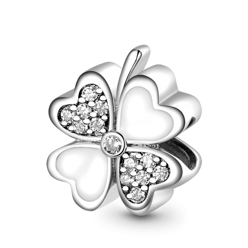 Vendita Calda: Charm in Argent - Red Clover Flower recensione e prezzo