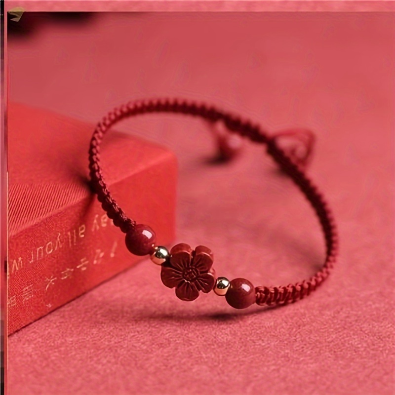 Bracciale intrecciato in cordo - Red Clover Flower recensione e prezzo