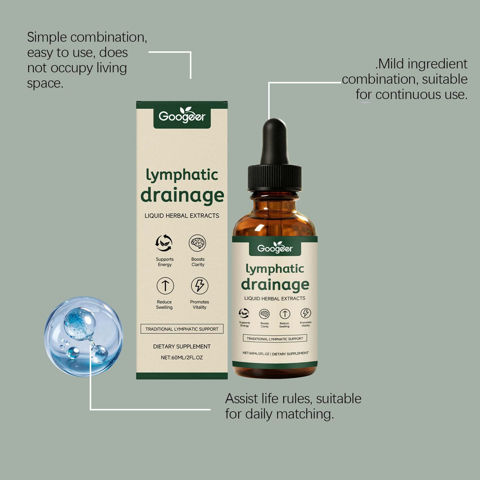 Gocce per Drenaggio Linfatico  - Natural Herbal Wellness recensione e prezzo